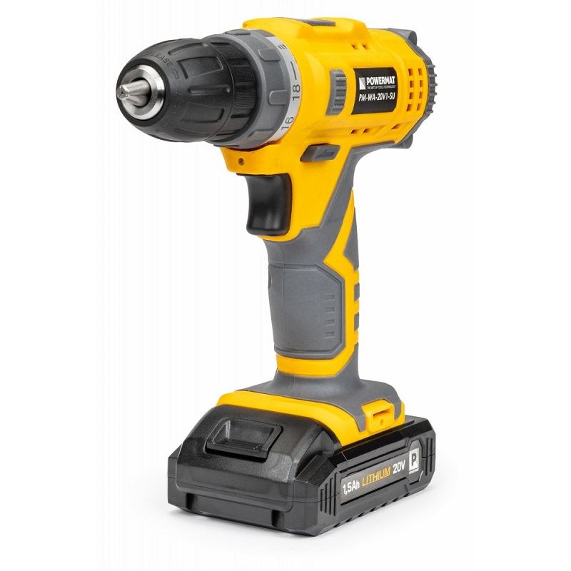 Aku vŕtací skrutkovač 20V PM-WA-20V1-SU - POWERMAT