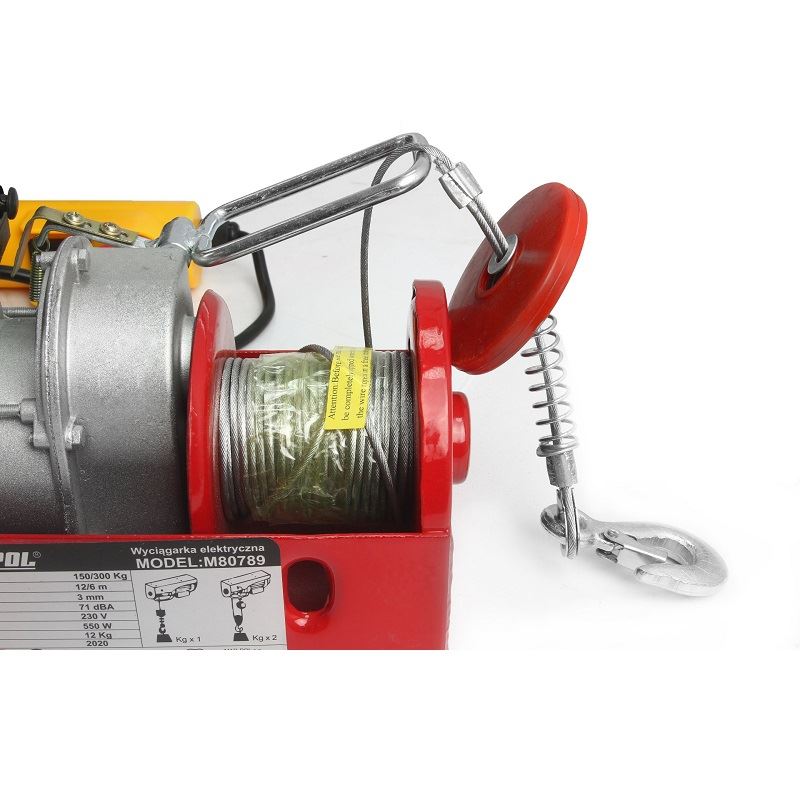 Elektrický lanový navijak 150/300 kg - MAR-POL M80789