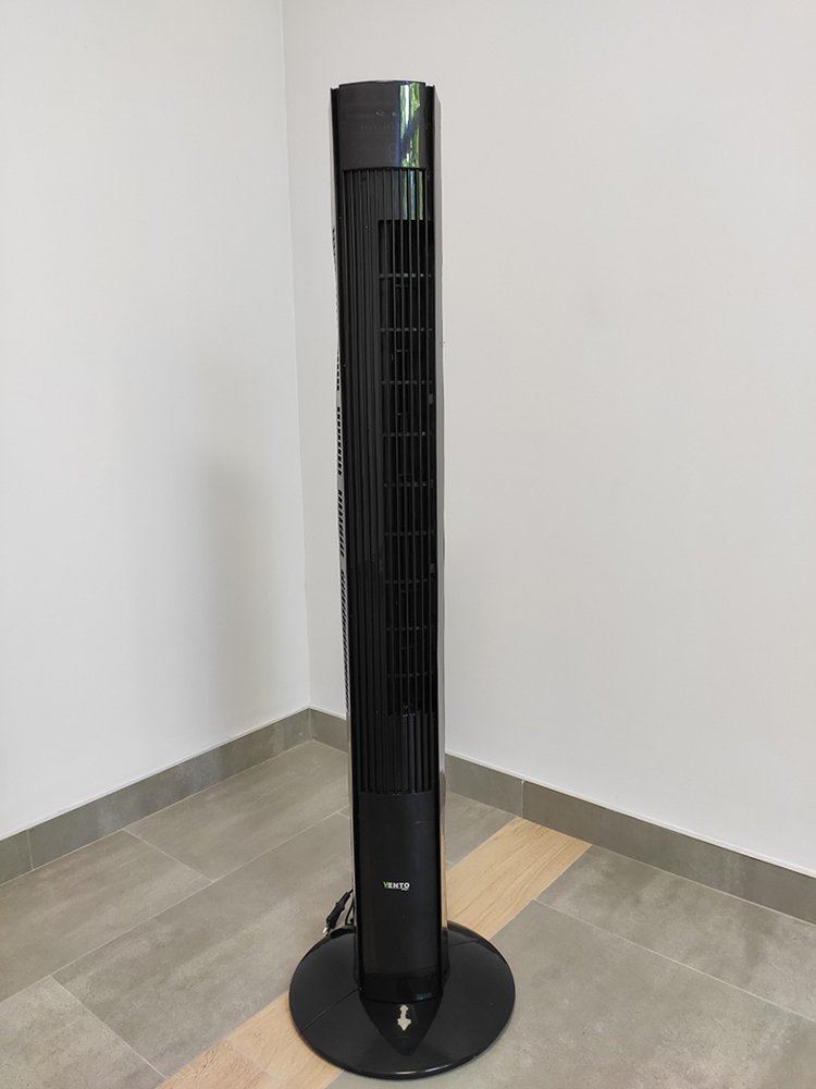 Stĺpový ventilátor Vento s diaľkovým ovládaním 117cm 45W