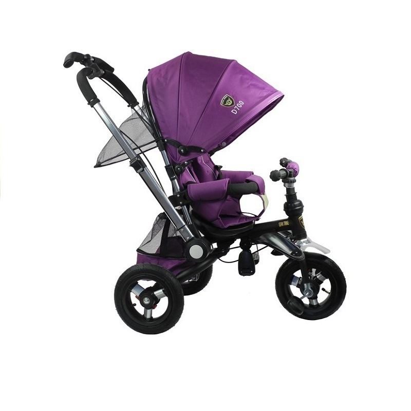LeanToys Detská trojkolka PRO700, fialová