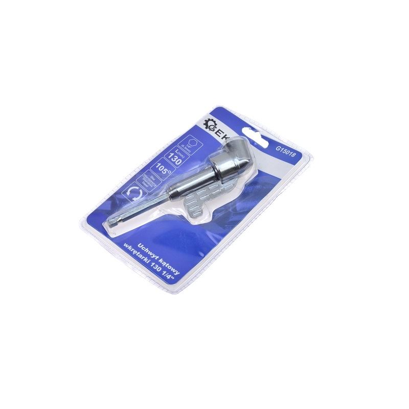 Uhlový nadstavec na vŕtačku 130mm 1/4" - GEKO G15018