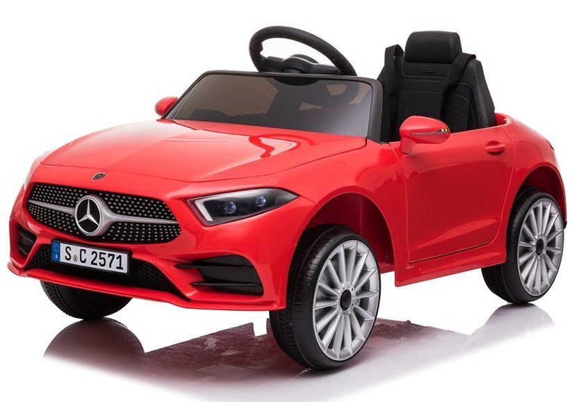 Lean Toys elektrické autíčko Mercedes CLS 350 nelakované 2020 2x45W motor 1x12V45Ah batéria červená