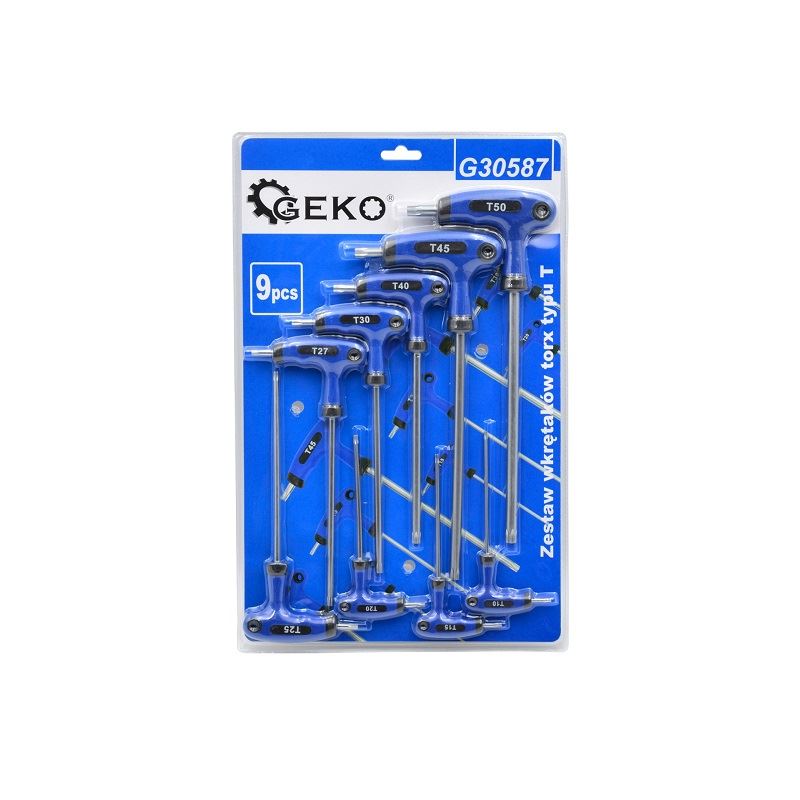 Sada torx skrutkovačov typu T 9ks - GEKO G30587