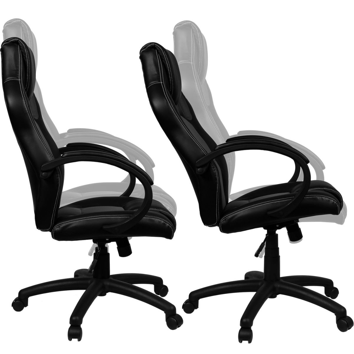 Otočná kancelárska stolička HEIPE RACER GREY