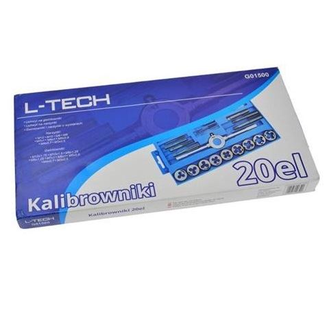 Sada závitníkov 20ks G01500 - GEKO