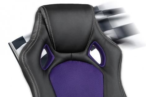 Otočná kancelárska stolička HEIPE RACER LILA