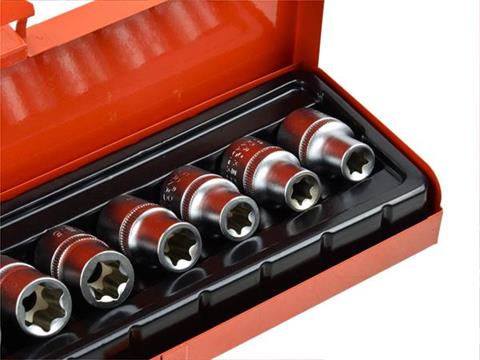 Sada násad Torx 1/2" 9ks - GEKO G10167
