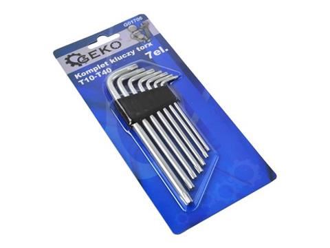 Súprava kľúčov TORX T10-T40 7ks - GEKO G01706