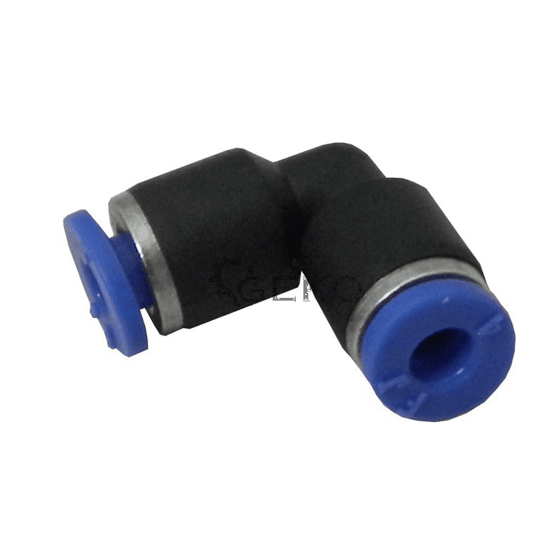 Pneumatická nástrčná spojka 6mm PU/PE typ L - GEKO G03031