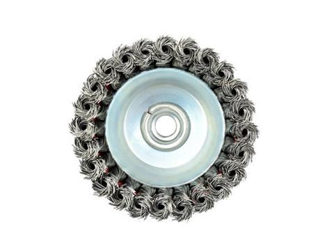 Rotačná kefa zapletaná 4"(100mm) - GEKO G00592