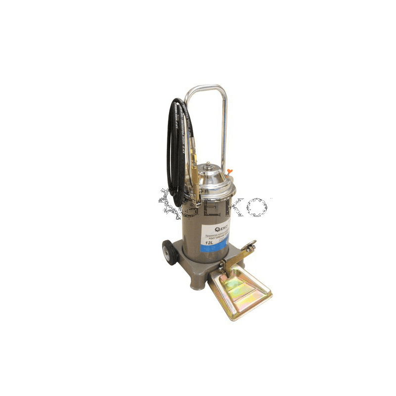 Nožný mazací lis 12L + 4 m tlak. hadica - GEKO G01142
