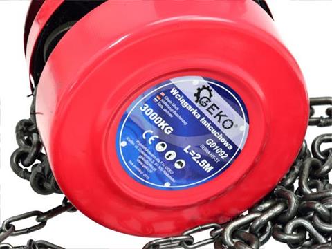 Reťazový kladkostroj 3T x 2,5m - GEKO G01092