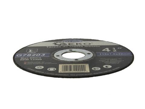 Rezný kotúč na kov 115x1.6x22mm - GEKO G78203