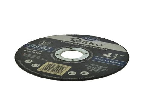Rezný kotúč na kov 115x1.2x22mm - GEKO G78202