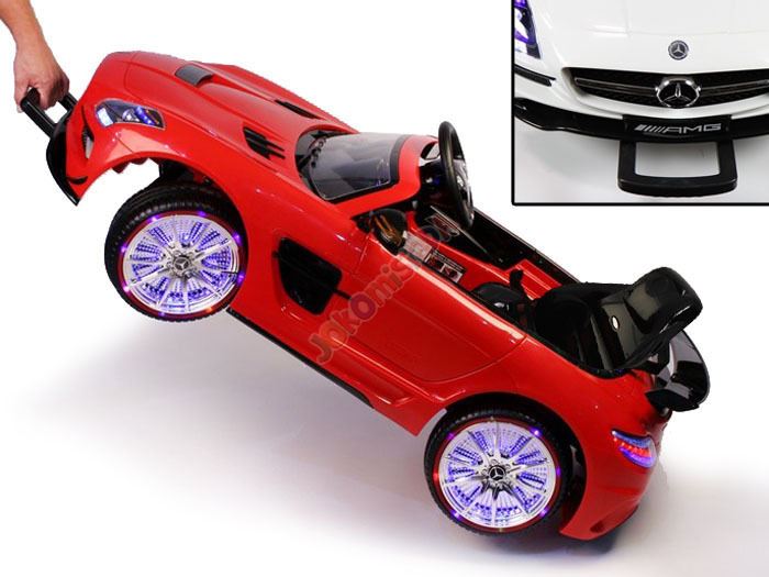 Joko Elektrické autíčko Mercedes SLS AMG, 3 rýchlosti, biele PA0105 BI