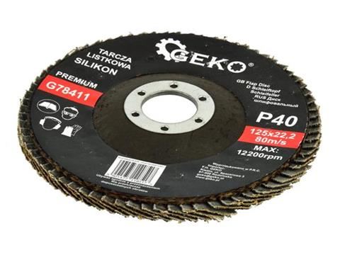 Brúsny lamelový kotúč "SILIKON" 125mm P40 - GEKO  G78411