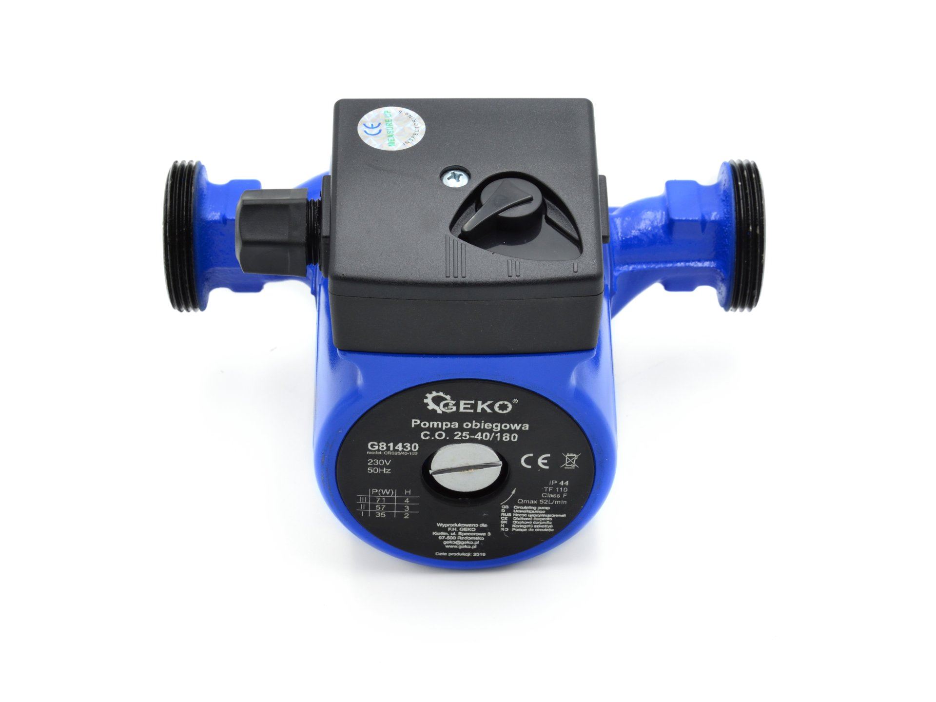 Obehové čerpadlo 1" 25-40-180 - GEKO G81430