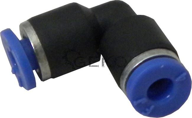 Pneumatická nástrčná spojka 4mm PU/PE typ L, 50ks - GEKO G03030