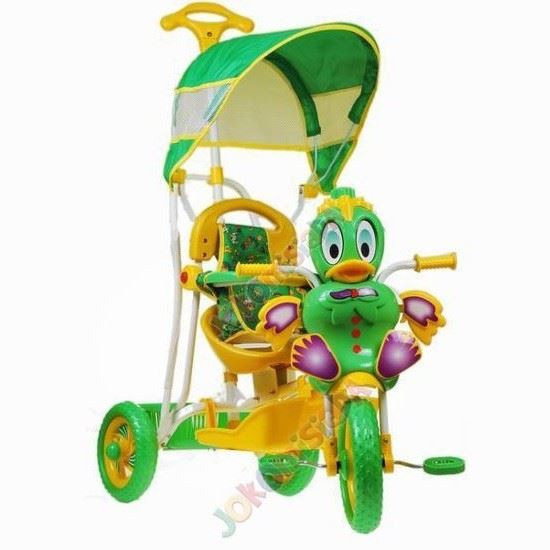 Detská skladacia trojkolka Trike RO0024 Ružová