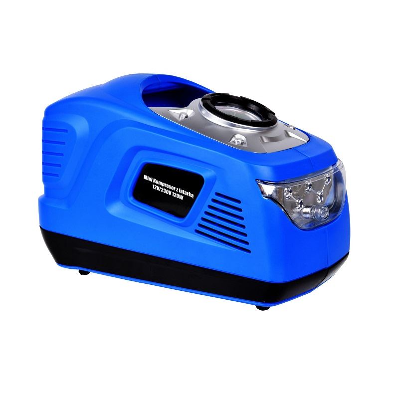 Mini kompresor s batériou 12/230V 100W - GEKO G01260
