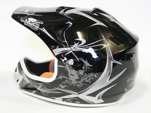 Detská Moto Helma Nitro, čierna