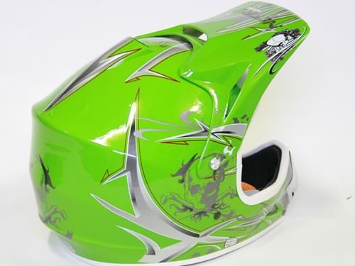 Detská Moto Helma Nitro, zelená