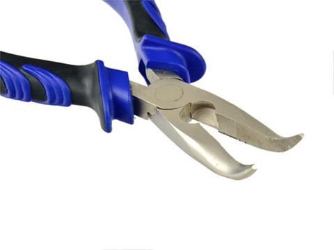 Kliešte ploché zahnuté 160mm - GEKO G00807