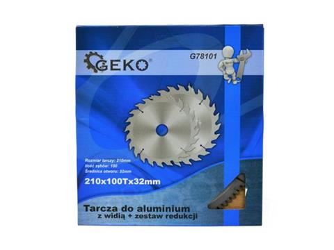 Kotúč vidiový do neželezných kovov 210x32x100z - GEKO G78101