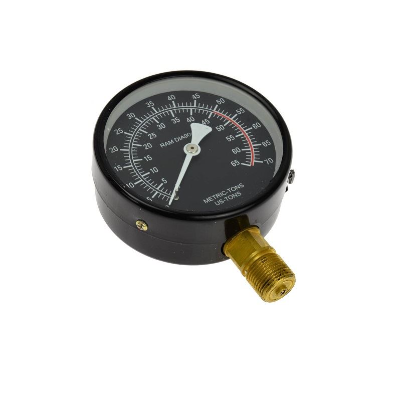 Hydraulické čerpadlo do dílenského lisu 50T, manometer - GEKO G02005