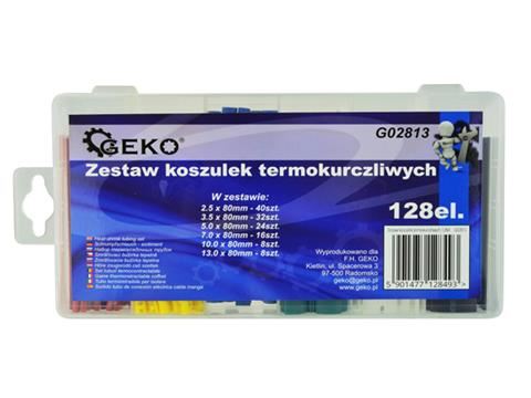 Sada zmršťovacých bužírok 128ks - GEKO G02813