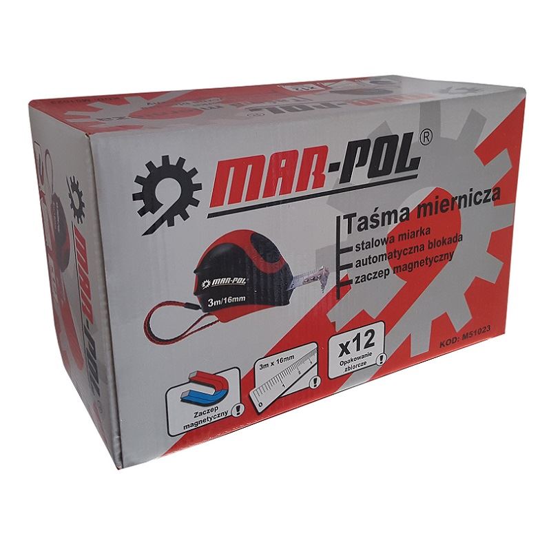 Zvinovací meter 3m - MAR-POL M51023