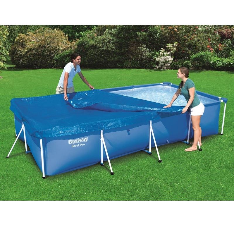Bestway Krycia plachta na bazén s konštrukciou 400x211 cm 58107