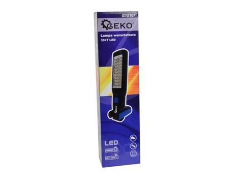 Pracovné svietidlo 30+7LED 1800mAh 230V/12V - GEKO G15107
