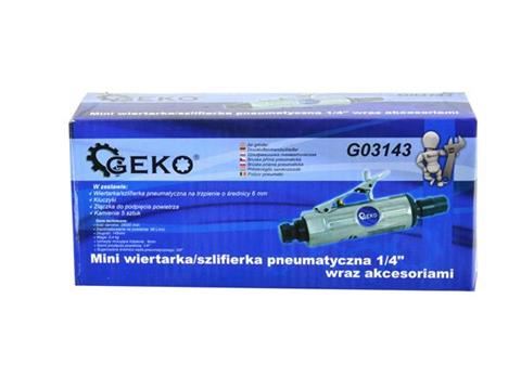 Pneumatická priama brúska 9-dielna - GEKO G03143