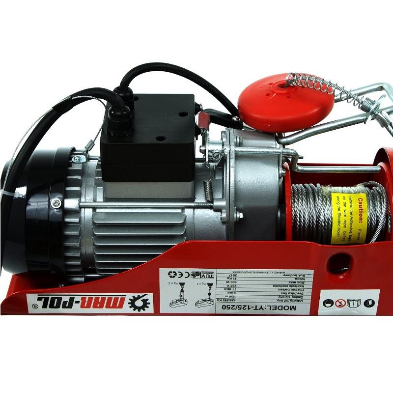 Elektrický lanový naviják 125/250 kg - MAR-POL M80788
