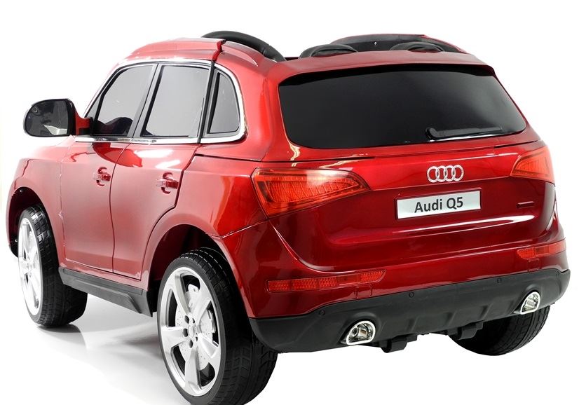 LeanToys Elektrické autíčko AUDI Q5, 2 x motor 45W, červené lakované l2355