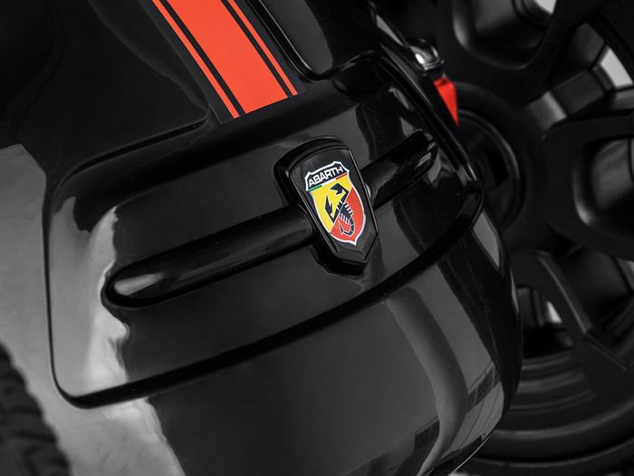 Joko Abarth Gokart s pedálmi, EVA kolesá, biela PA0167 BI