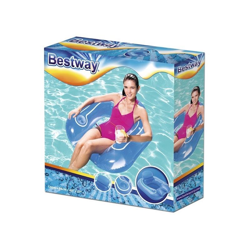 Bestway Nafukovacie plávacie kreslo 102 x 94 cm 43097