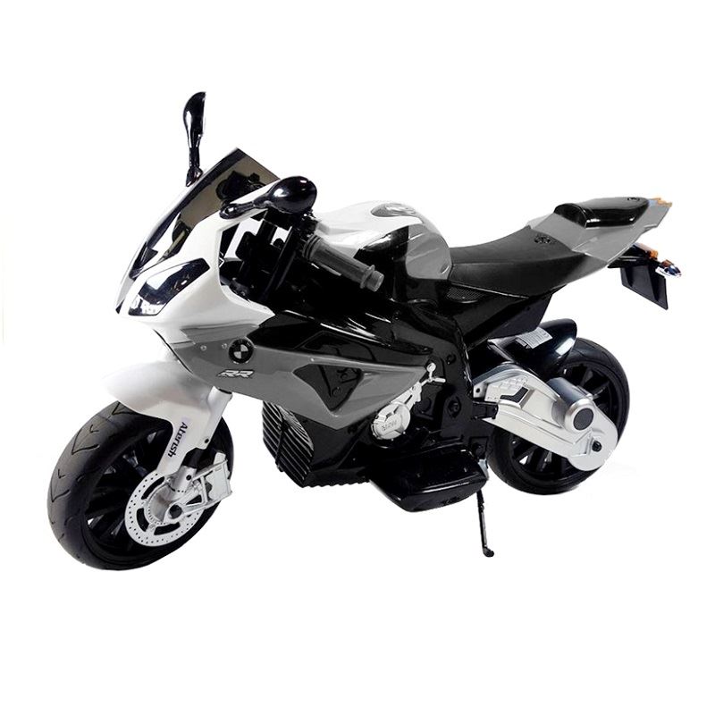 LT Elektrická motorka BMW S1000RR, 2x45W motor, šedá l1720