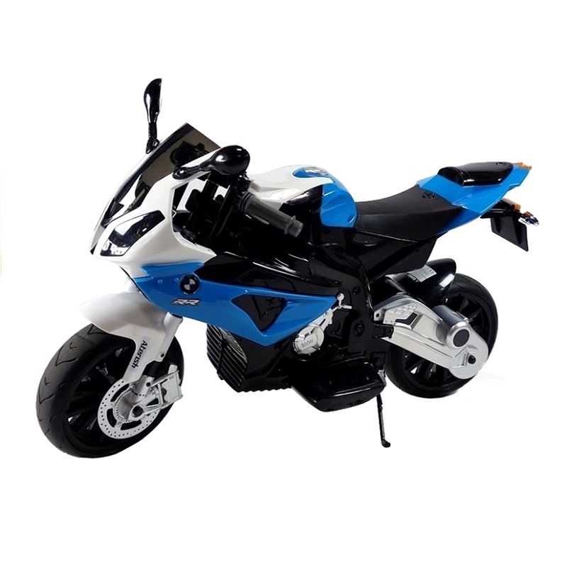 LT Elektrická motorka BMW S1000RR, 2x45W motor, modrá l1683