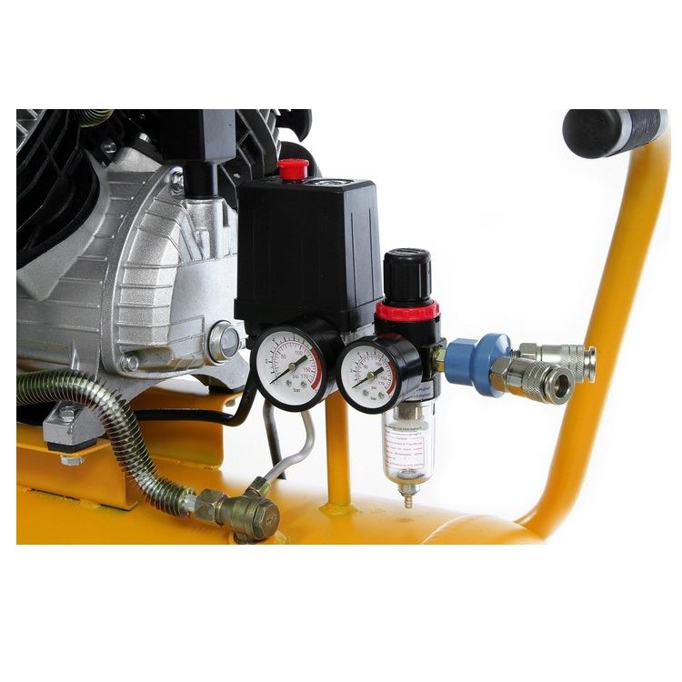 Olejový kompresor dvojvalcový 50L 3HP - HURAGAN M88002