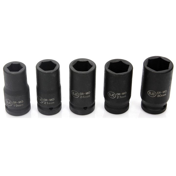 Sada nástrčných hlavic 3/4" , 5ks, 19-30mm - BJC M58277