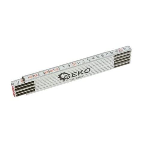 Drevený skladací meter 2m - GEKO PREMIUM G29052