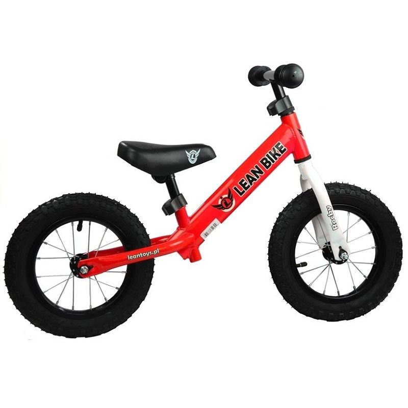 LeanToys Odrážadlo Rocky 12" červené l2615