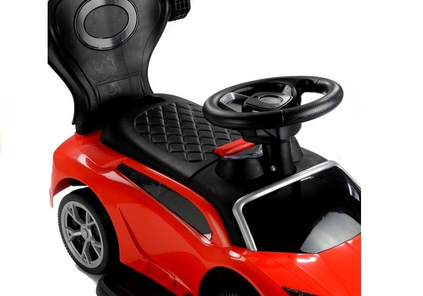 LeanToys L3931 Detské odrážadlo s chodítkom BDQ5188 - červené