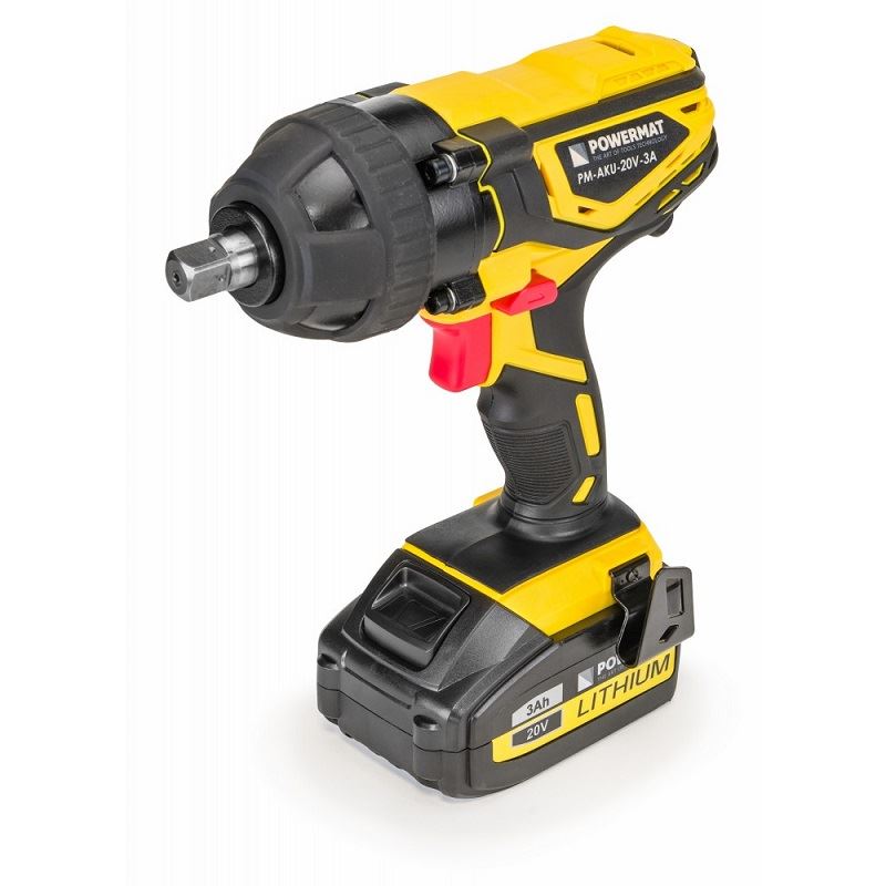 AKU rázový uťahovák PM-AKU-20V-3A 3Ah 20V - POWERMAT