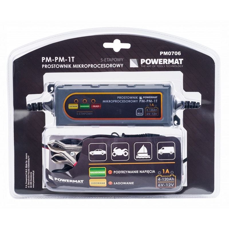 Batériový usmerňovač 6/12 V - POWERMAT PM-PM-1T