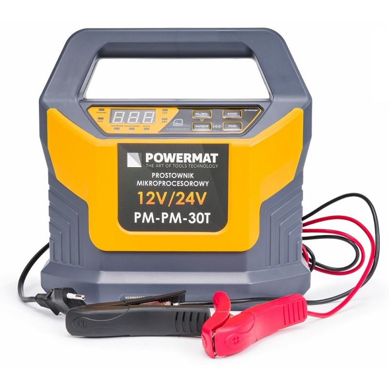 Mikroprocesorový usmerňovač batérie 12/24 V - POWERMAT PM-PM-30T