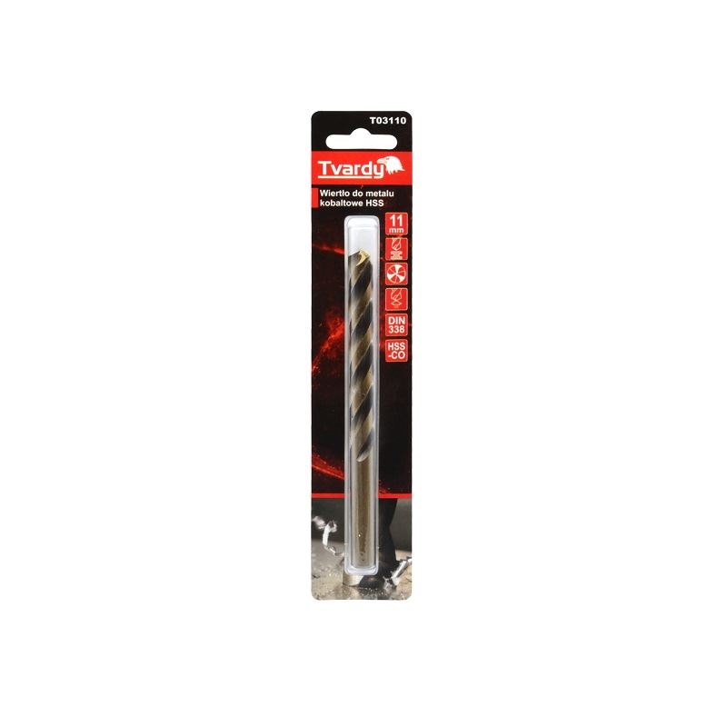 Kobaltový vrták HSS M35 11mm - Tvardy T03110