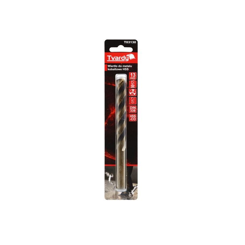 Kobaltový vrták HSS M35 13mm - Tvardy T03130